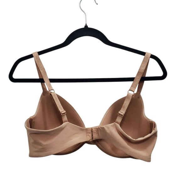 Victoria's Secret Lightly Lined Plunge Vintage Y2K Nude Underwire Bra Size 38D - Picture 5 of 5